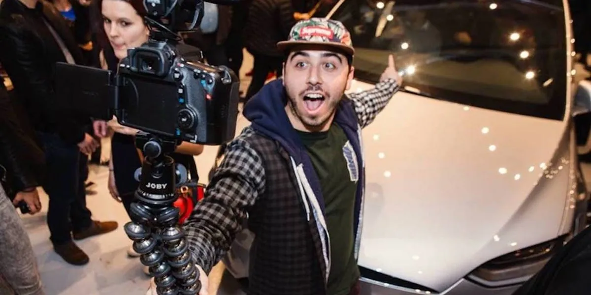 Excited videographer meme